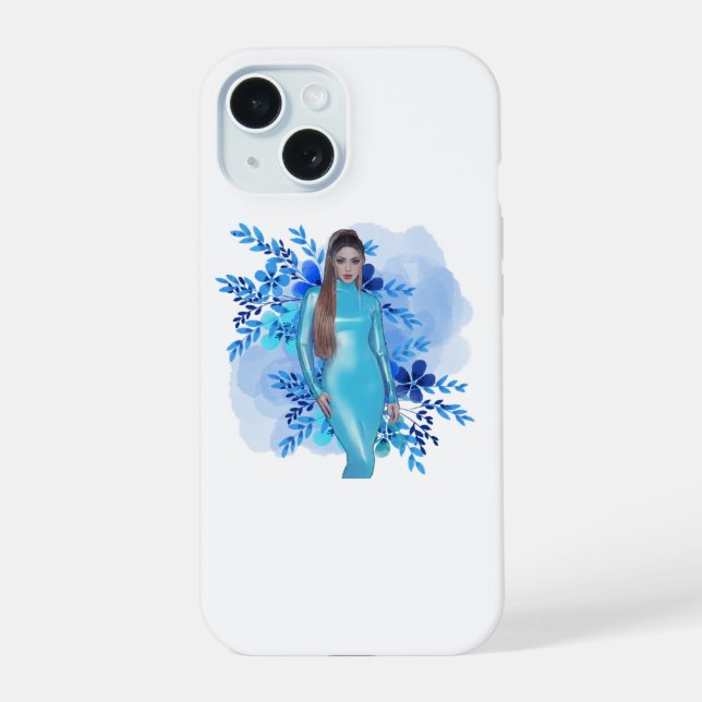 Shakira Blue iPhone 15 Case (Back)