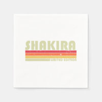 SHAKIRA Name Personalised Retro Vintage 80s 90s Bi