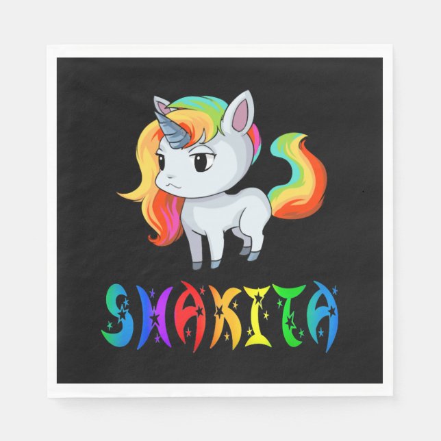 Shakita Unicorn Napkin (Front)