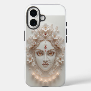 Shakti Within – Minimal Devi Illustration iPhone 16 Case