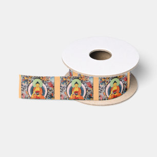 Shakyamuni Buddha, Tibetan Painting - Nepal dharma Satin Ribbon