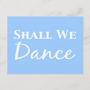 Shall We Dance Gifts Postcard