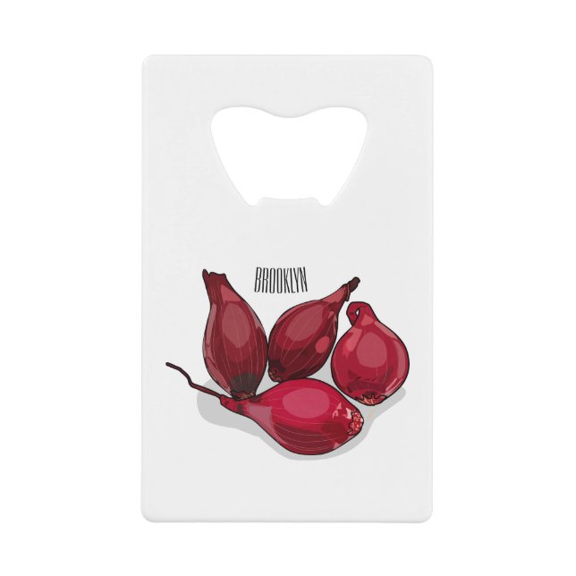 Shallot cartoon illustration (Front)