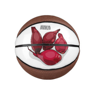 Shallot cartoon illustration mini basketball