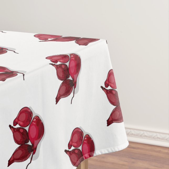 Shallot cartoon illustration tablecloth (In Situ)