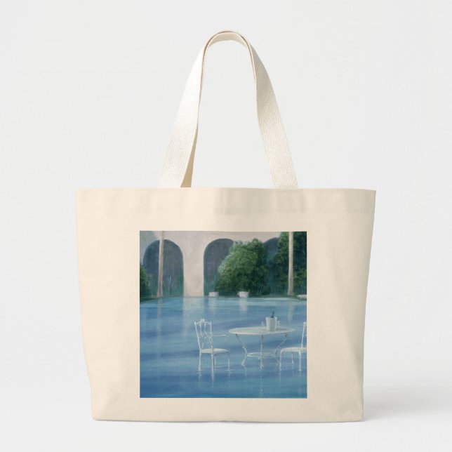 Shallow End Large Tote Bag (Front)
