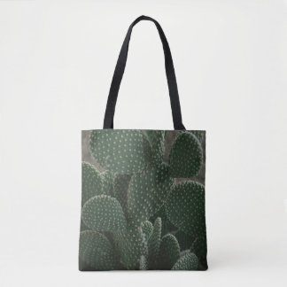 SHALLOW FOCUS PHOTOGRAPHY OF CACTUS TOTE BAG