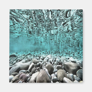 Shallow Waters Artistic Aegean Art Magnet