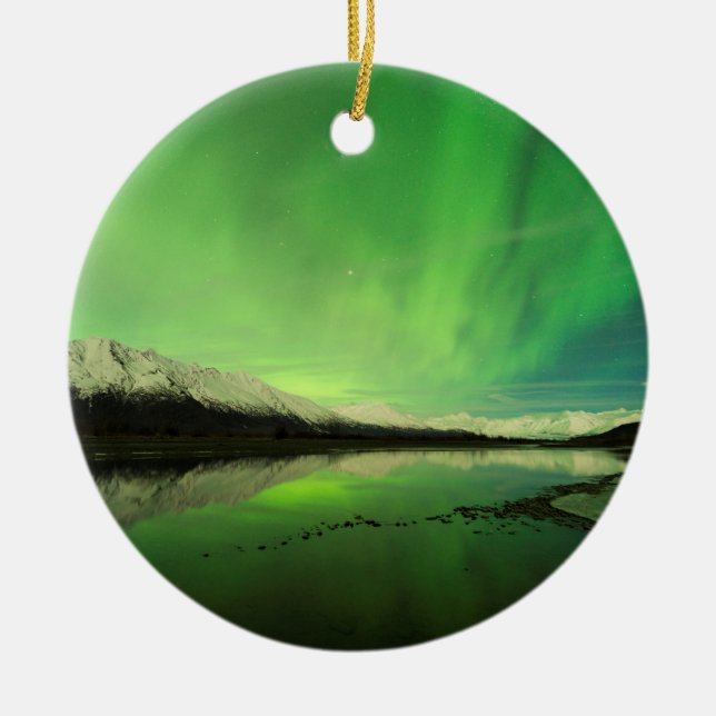 Shallows Aurora Ceramic Tree Decoration (Front)
