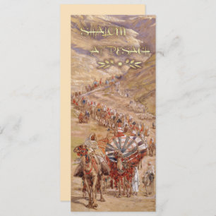 Shalom at Pesach. Fine Art Passover Greeting Card