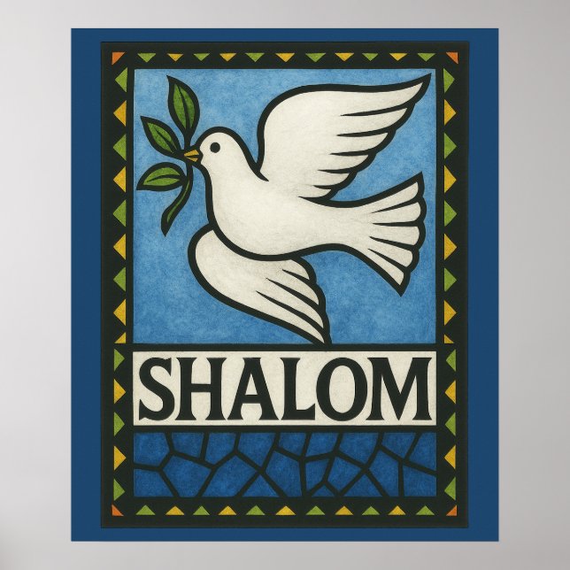 Shalom Dove Peace Earth                            Poster (Front)