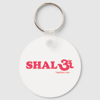 Shalom flowers key ring