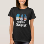 Shalom Gnomes  Jew Hanukkah Pyjamas Chanukah PJs W T-Shirt<br><div class="desc">Shalom Gnomes  Jew Hanukkah Pyjamas Chanukah PJs Women 1.</div>