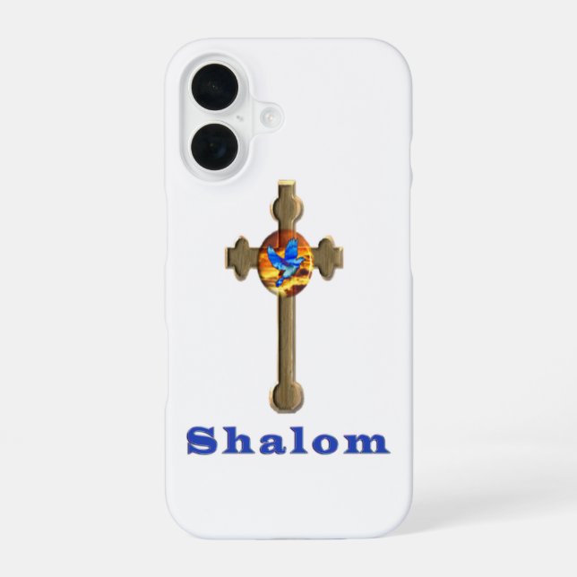 Shalom iPhone 16 Case (Back)
