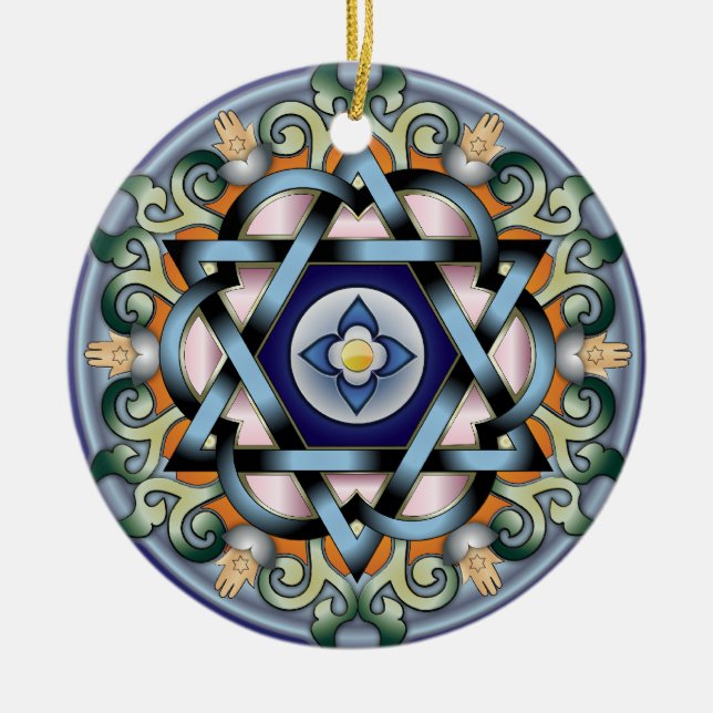 Shalom Ornament (Front)