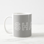 Shalom Star Mug<br><div class="desc">This mug featuring the word "Shalom" and the Star of David makes a wonderful Hanukkah gift. Coordinates beautifully with Parcel Studio's Shalom Star holiday collection.</div>