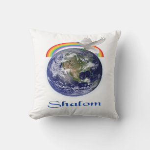 Shalom Throw Pillow