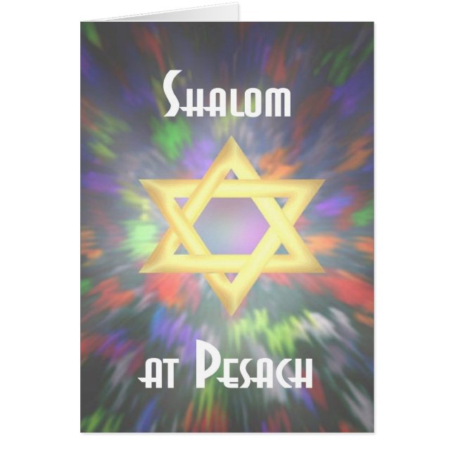 Shalom Tie dye at Pesach (Front)