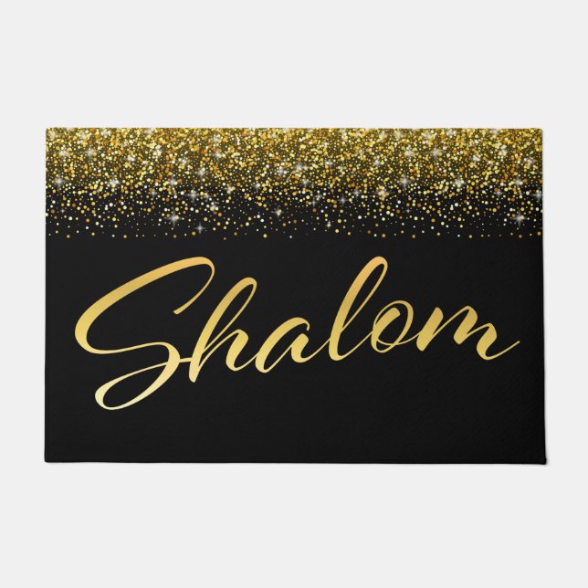 Shalom Welcome Door Mat (Front)