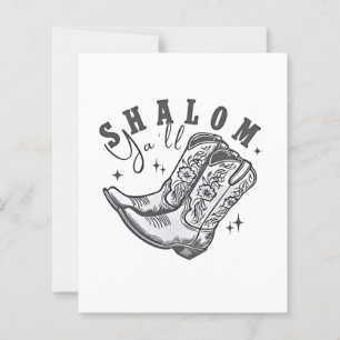 Shalom Y'all Cowboy Jewish Hanukkah West