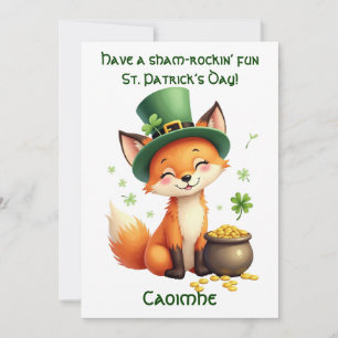 Sham-Rockin’ Fox Holiday Card