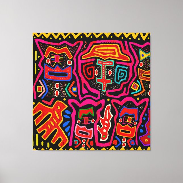 Shaman Demon Spirits and Dreams Canvas Print (Front)