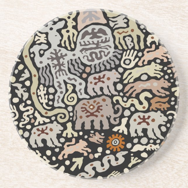 Shaman Peyote Ritual Coaster (Front)