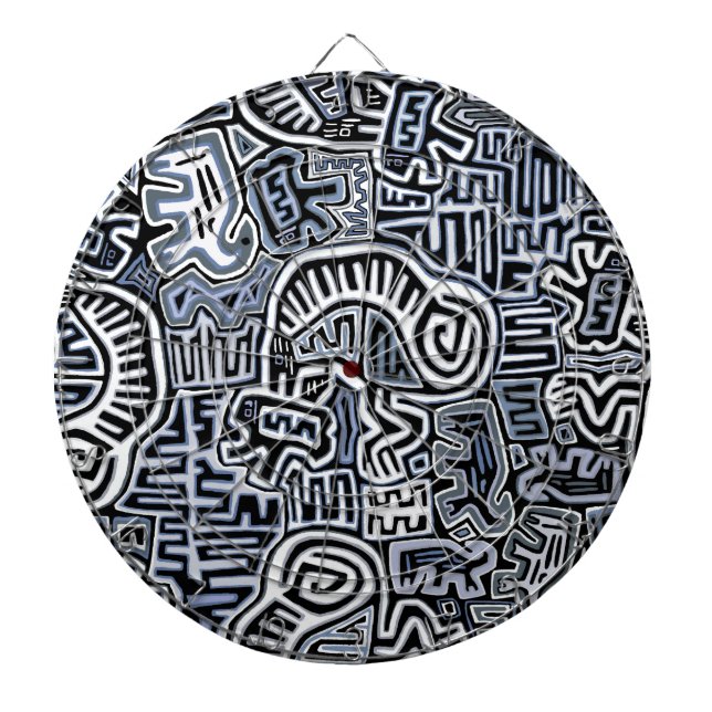 Shaman Peyote Ritual Mola Dartboard (Front)