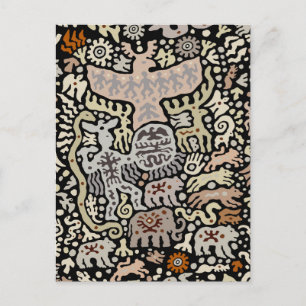 Shaman Peyote Ritual Postcard