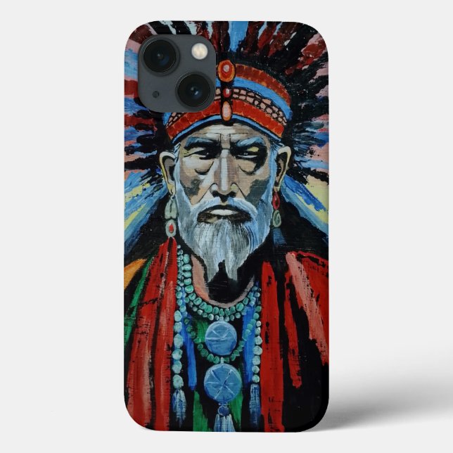 shaman, sorcerer, protector, amulet, grandfather Case-Mate iPhone case (Back)