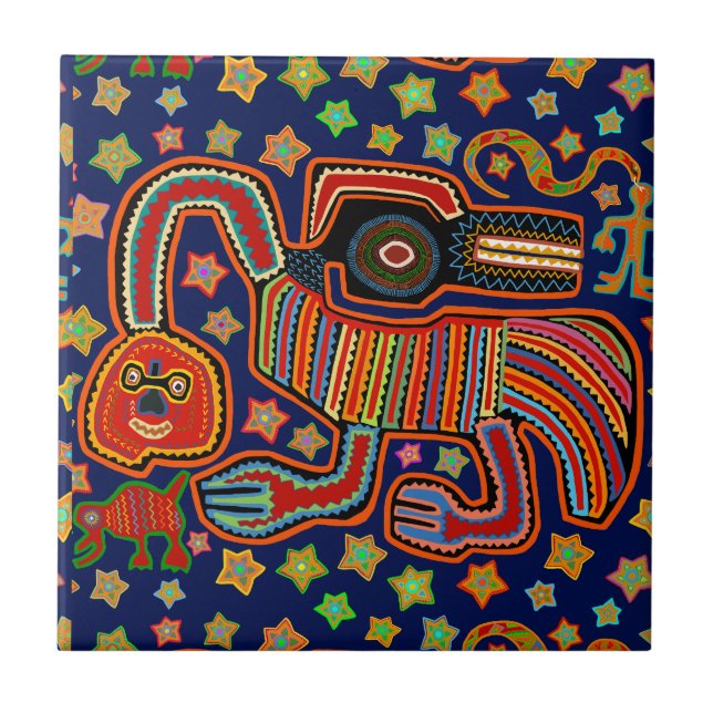Shaman Spirit Serpent Tile (Front)