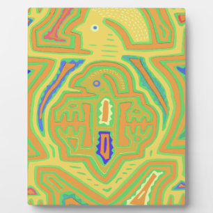 Shaman with Child Plaque