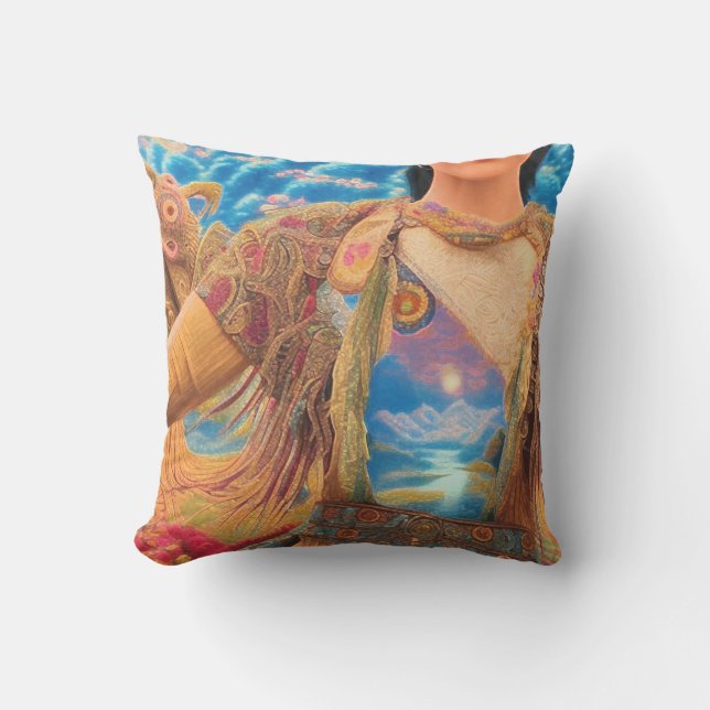 Shaman Woman  Cushion (Front)
