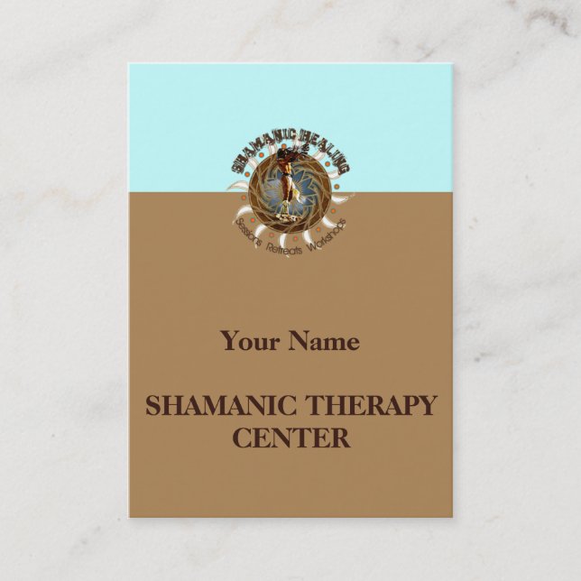 SHAMANIC HEALING - Business Card (Front)