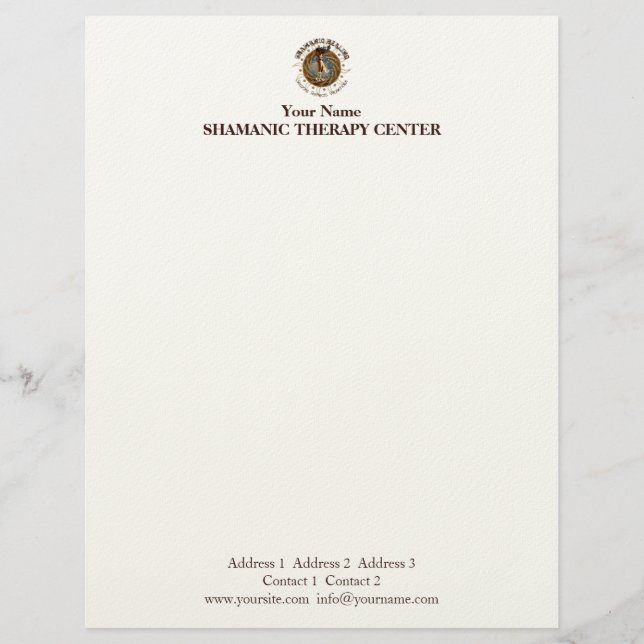SHAMANIC HEALING - Letterhead (Front)