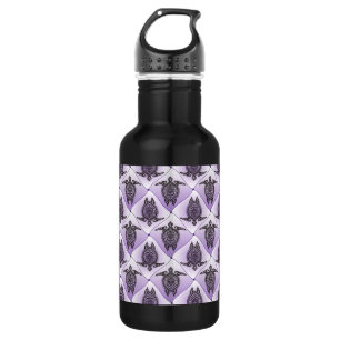 Shamanic Sea Turtles Pattern - violet 532 Ml Water Bottle