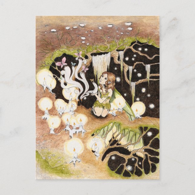 'Shamanic Wisdom' collectable postcard (Front)