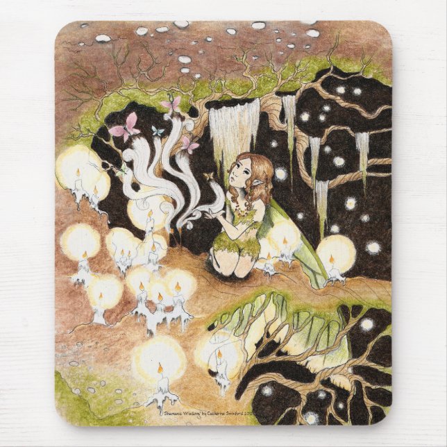 'Shamanic Wisdom' mousepad (Front)