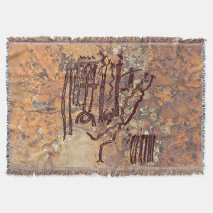 Shamans and Spirits Throw Blanket