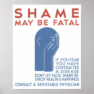 Shame May Be Fatal -- WPA Poster