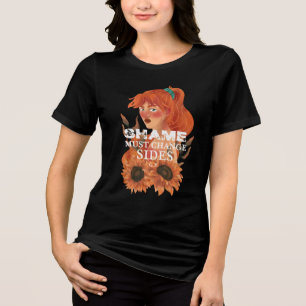 Shame Must Change Sides  Tri-Blend Shirt