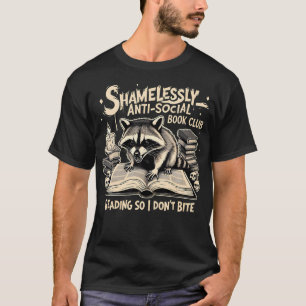 Shamelessly Anti-Social Book Club Reading Tee