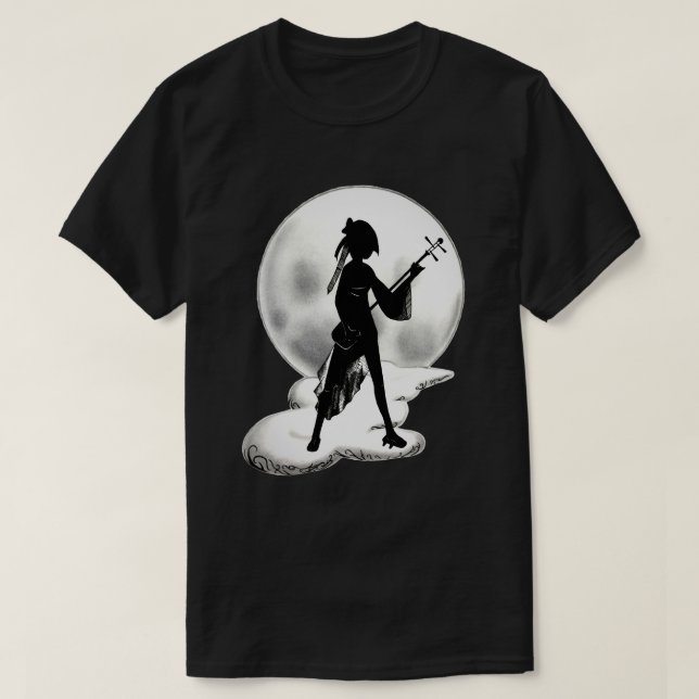 Shamisen Fullmoon T-Shirt (Design Front)