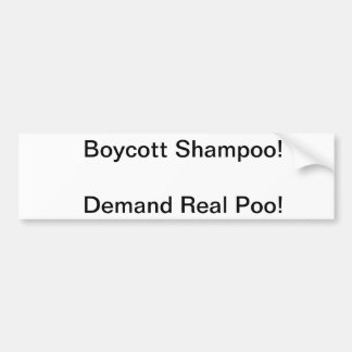 Shampoo Bumper Sticker