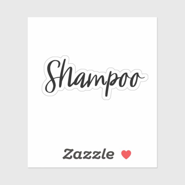 Shampoo Storage Sticker (Sheet)