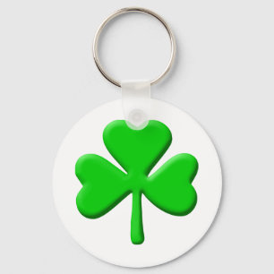shamrock 3d key ring