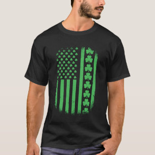 Shamrock American Flag T-Shirt