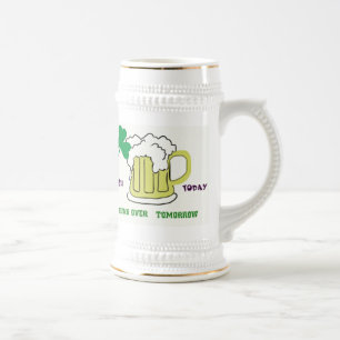 Shamrock, and Mog of Beer Stien Beer Stein