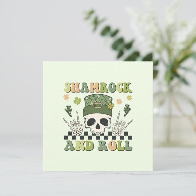 Shamrock and Roll - Skeleton Clover (Standing Front)