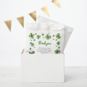 Shamrock Baby Shower Thank You Favour Bags